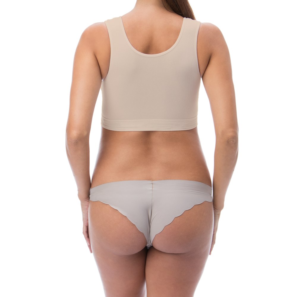 Reggiseno beige per l'allattamento post-parto, Dr in Uniforma